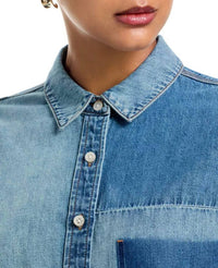 Veronica Beard - Time Travel Dalma Colorblock Button Down