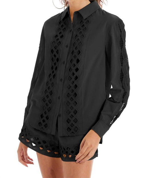 Allison New York - Nina Eyelet Shirt