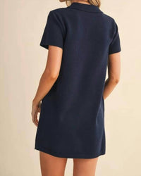 Klesis Nikki Sweater Mini Dress - women's dress - detail view