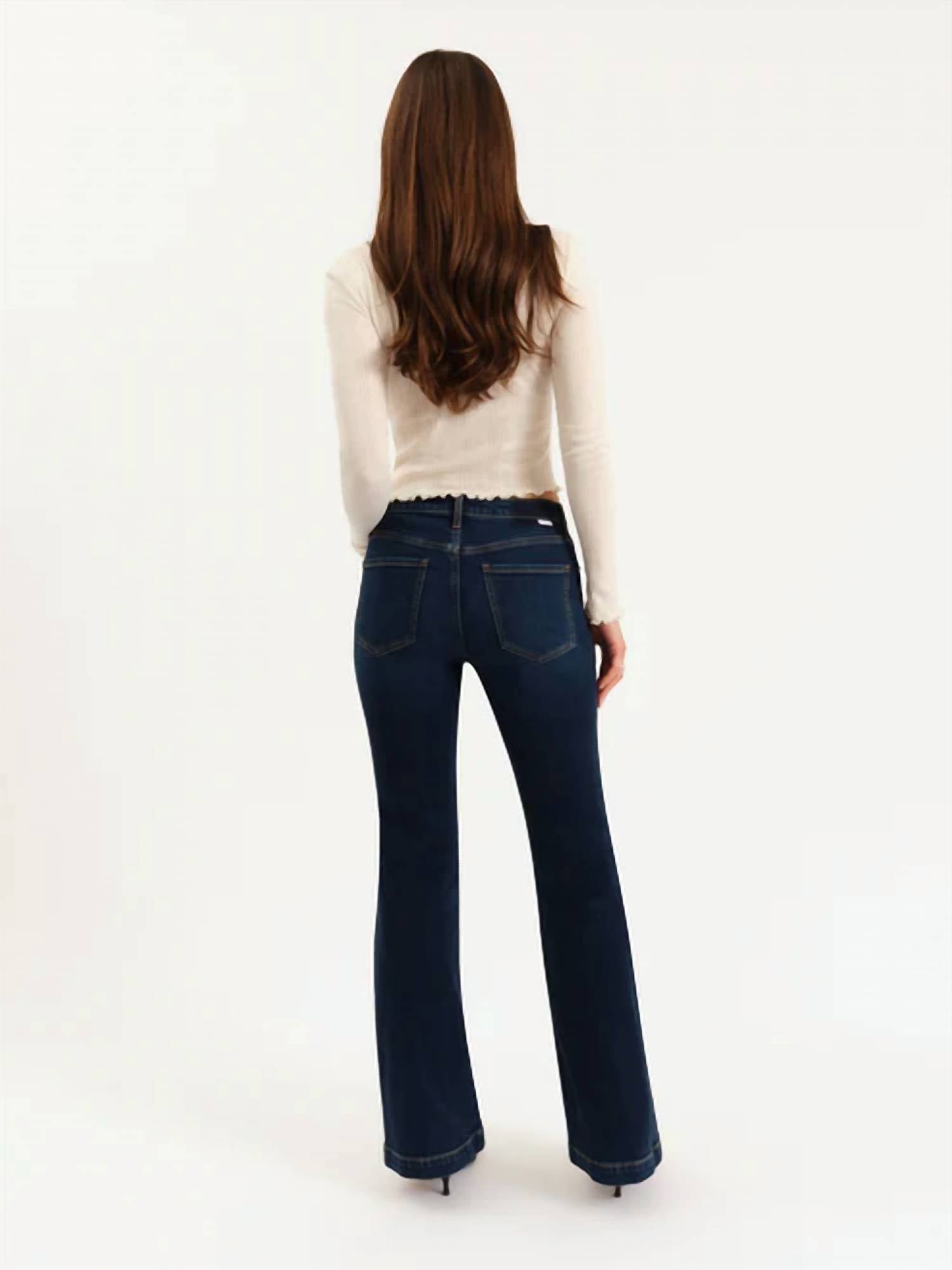 Daze - Heartbreaker Mid Rise Flare Jeans