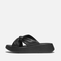 Fitflop - Women's Leather-twist Flatform Slide Sandal