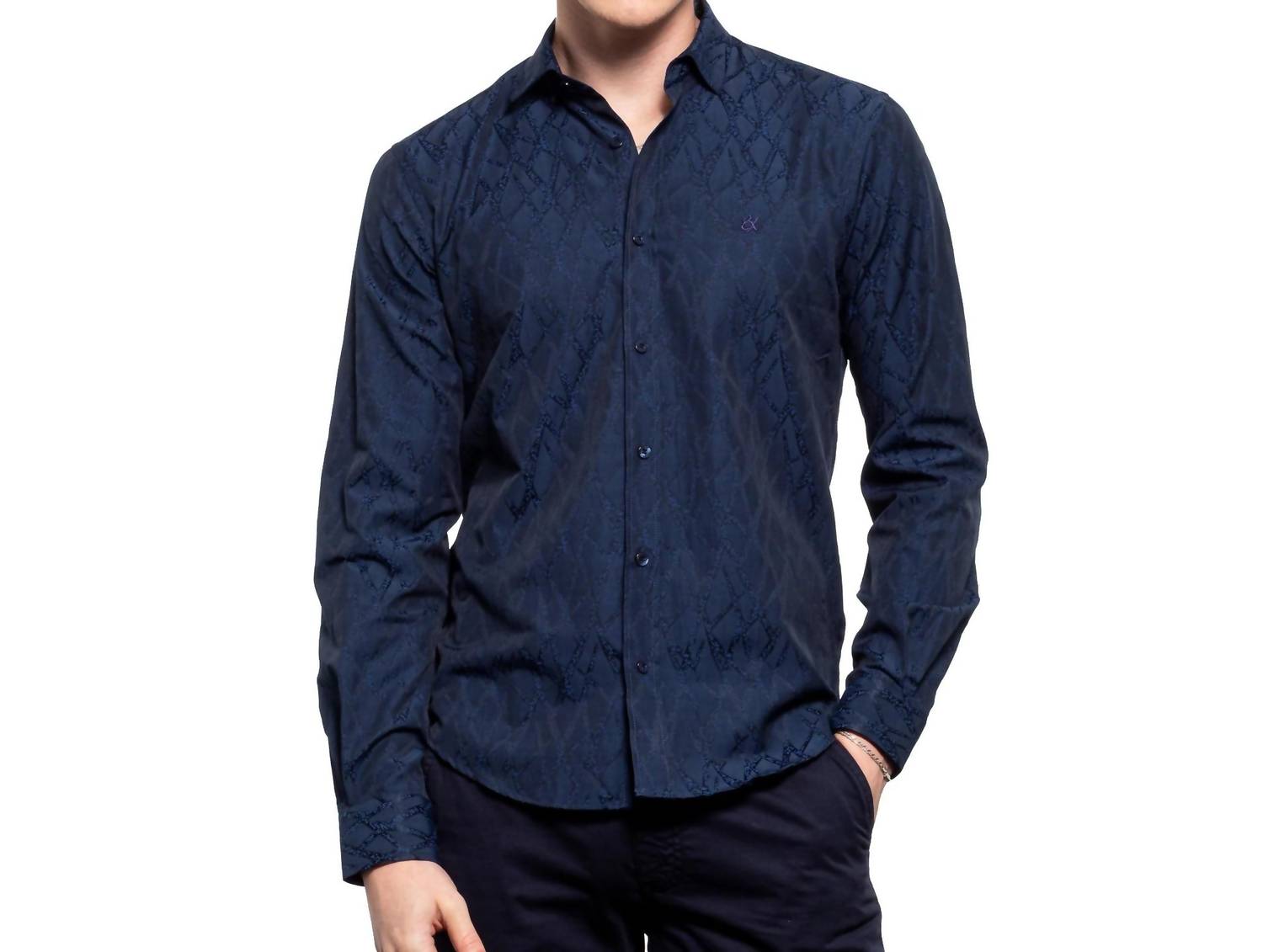 Eight X - Aorta Jacquard Button Down Shirt