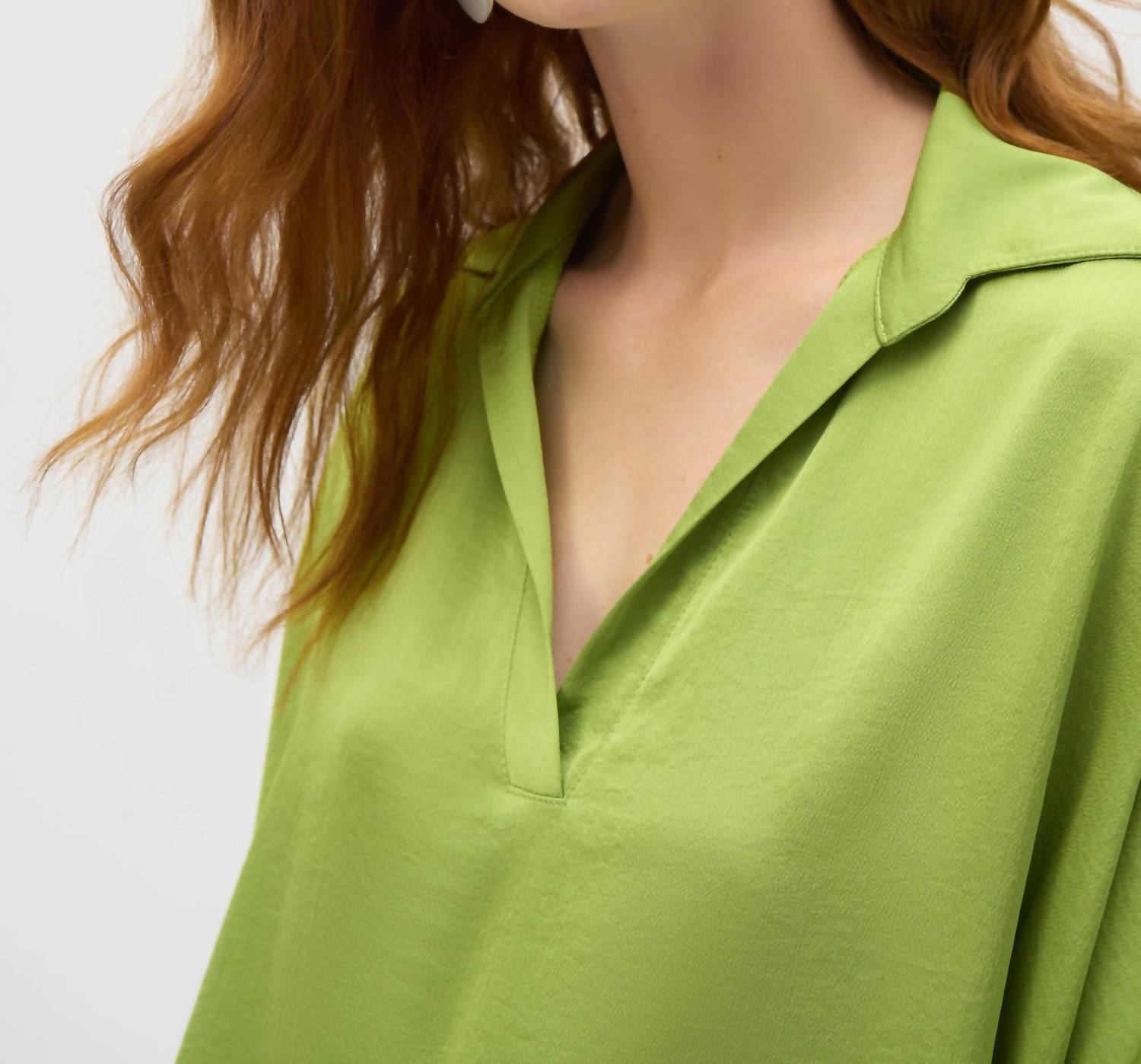 Joseph Ribkoff - Dolman Sleeve Boxy Satin Top