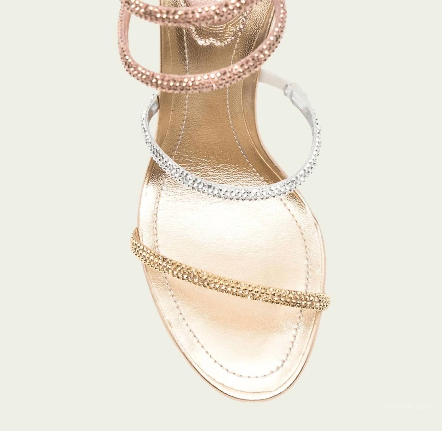Rene Caovilla - Women's Cleo Tri-tone Sandals