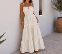 Mystery Resort - Aegean Whisper Maxi Dress