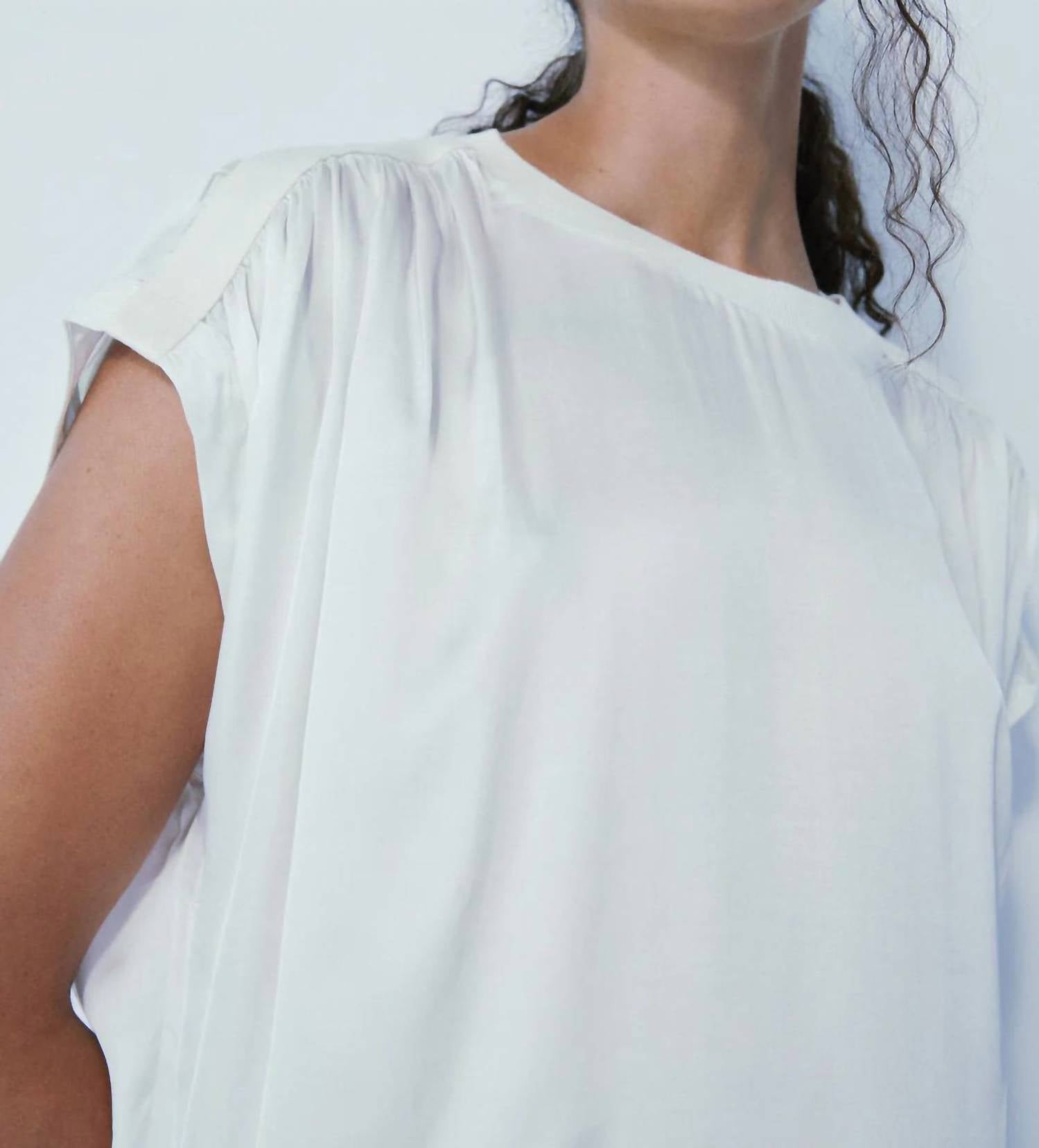Melissa Nepton - Lima Ruched Shoulder Top