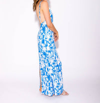 Sugarlips - Women's Stairway To Santorini Maxi Dress