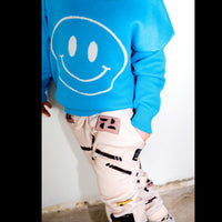 Bizz X Siss - Kid's Unisex Knit Smiley Sweater