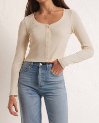 Z Supply - Ciana Cropped Waffle Top