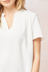 entro Classic Chic Top in ivory - women's blouse - view 4