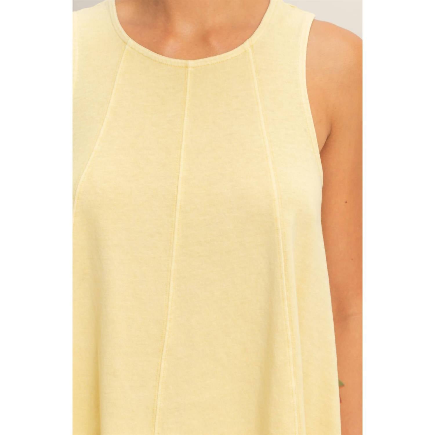 HYFVE Sleeveless Top & Shorts Set in butter yellow - women's sleepwear - view 5