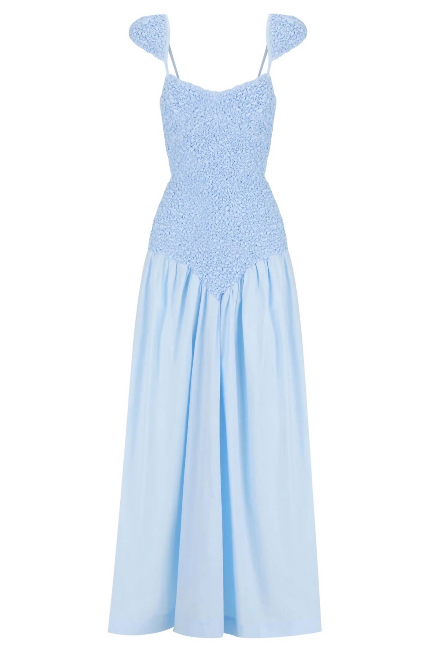 S/W/F - Cap Sleeve Mottled Maxi Dress