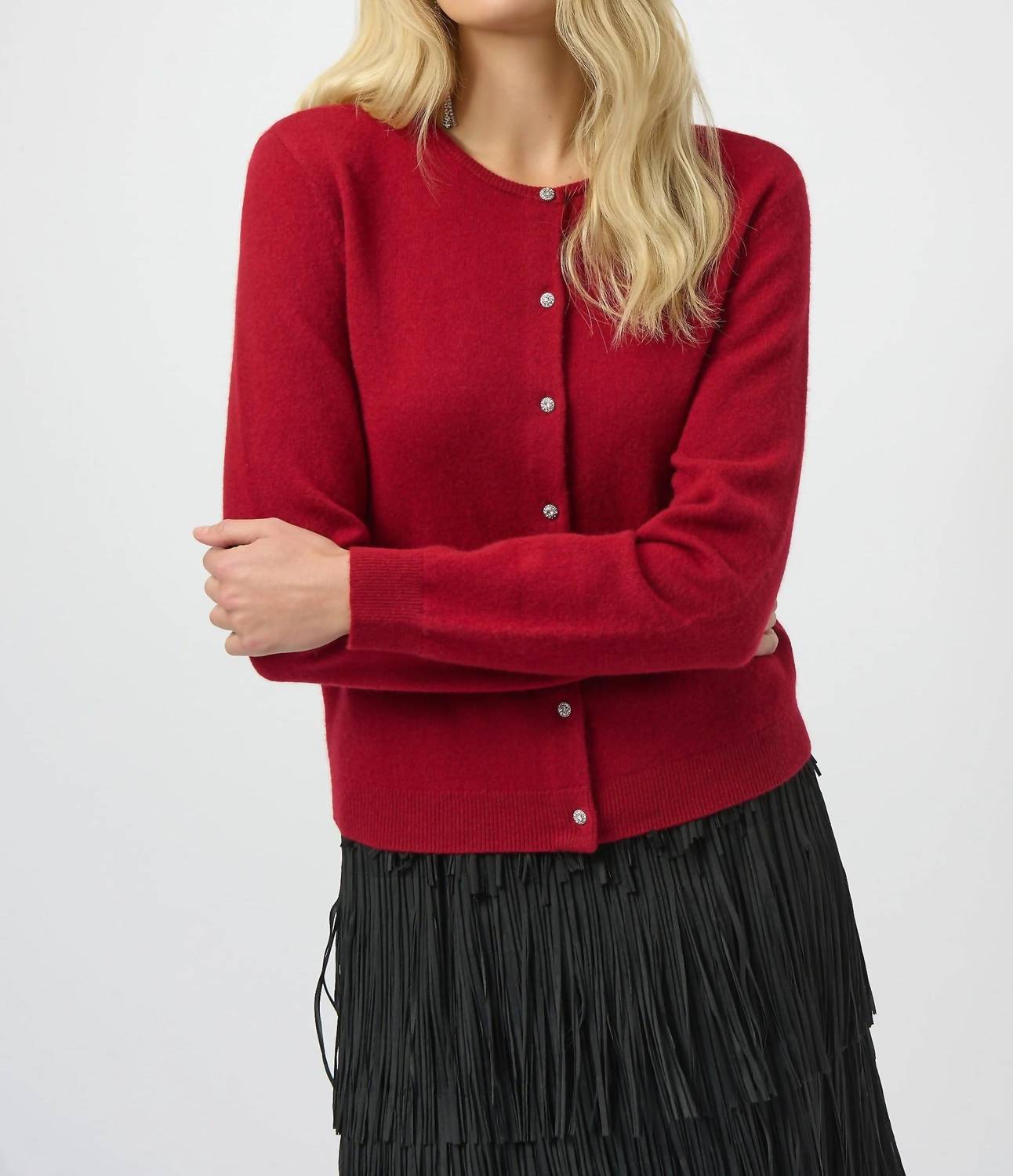 Joseph Ribkoff - Button Front Cashmere Cardigan