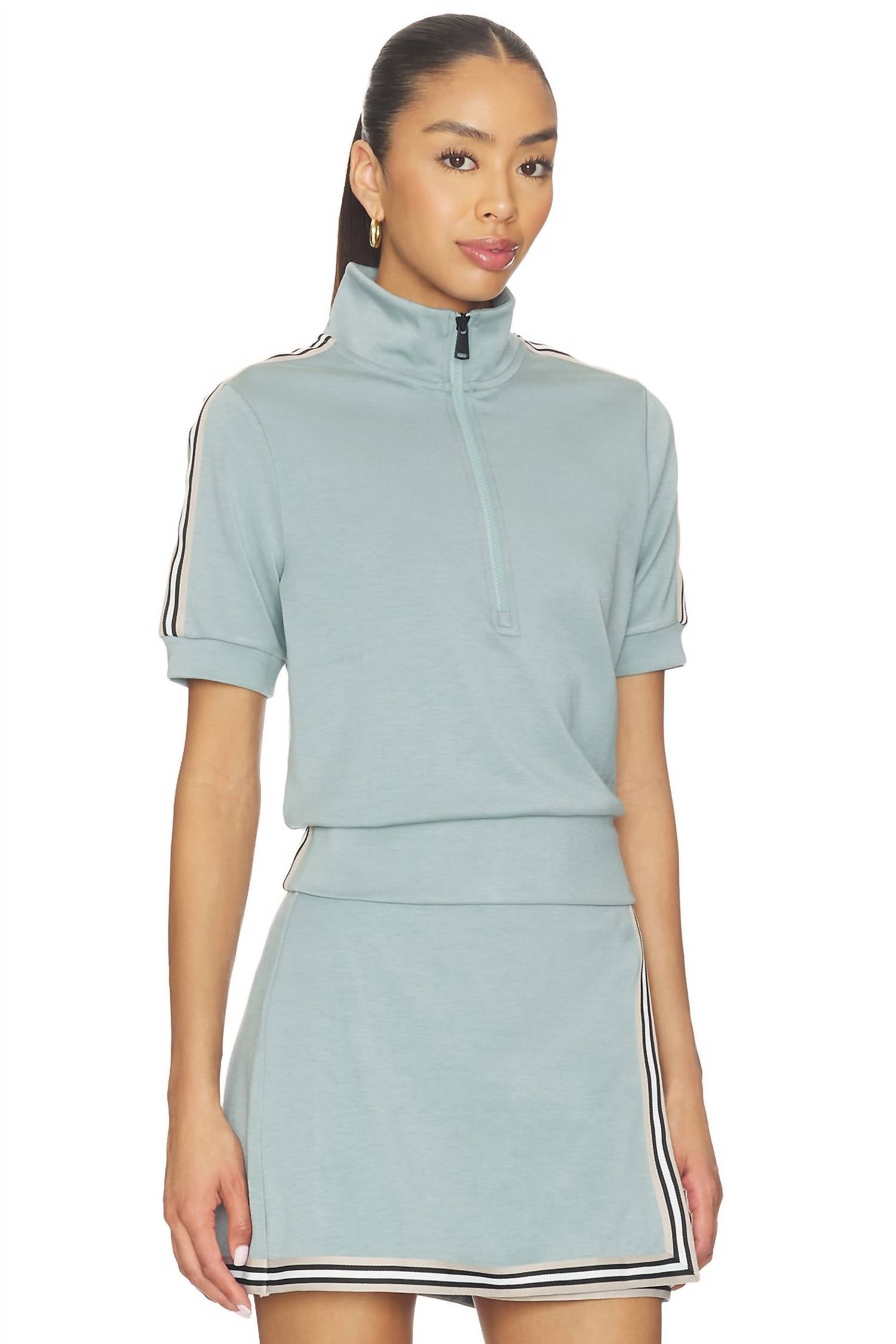 Alp N Rock - Amari Half Zip Mock Neck And Eloise Mini Skirt Set