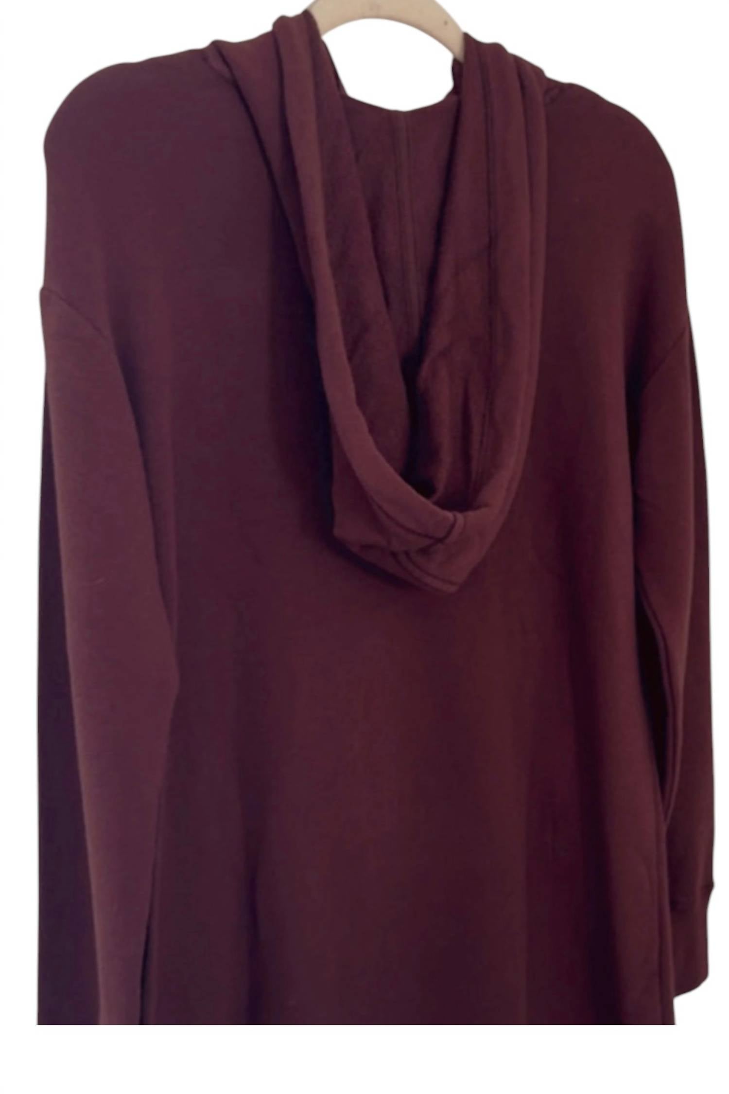 Mododoc - Women's Hooded Sweatshirt Dress