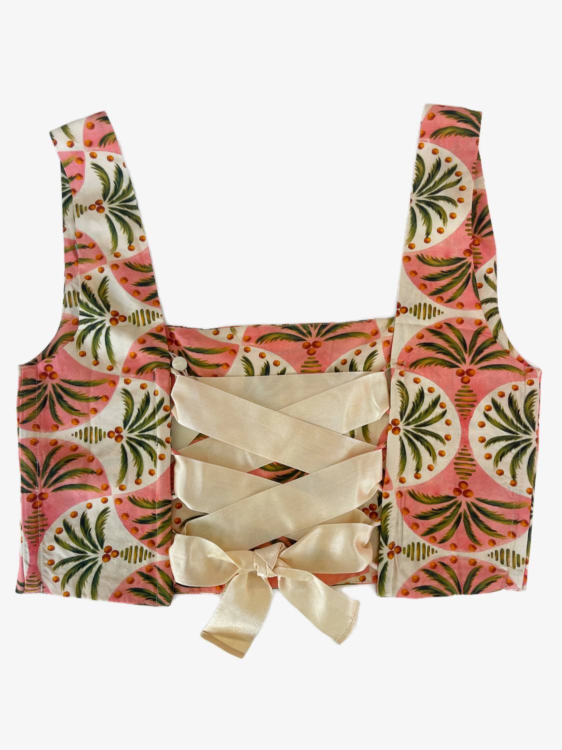 Shore - Lacey Lace Up Top