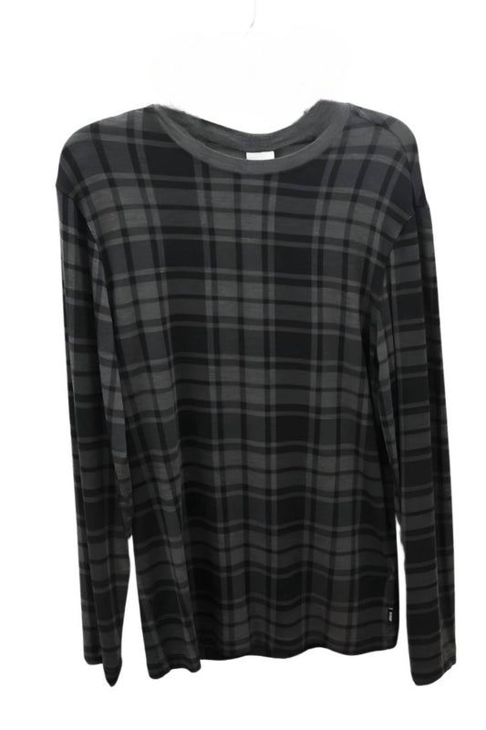 Armani - Jersey Plaid Top