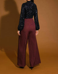 Flying Tomato - Longsleeve Sequin Top