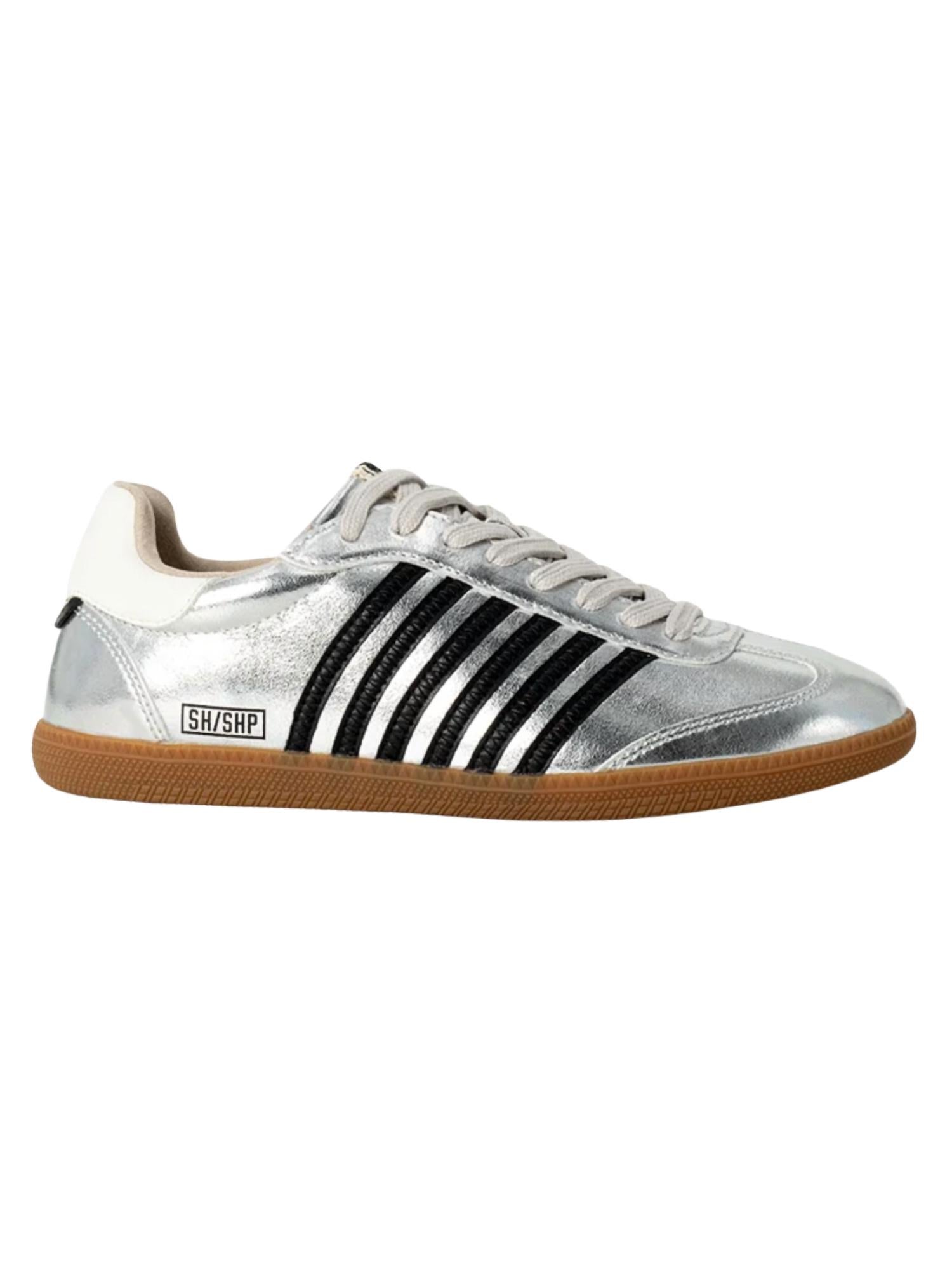 SHU SHOP Women's Stevie Sneakers in silver - women's sneaker