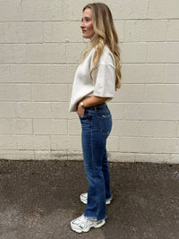 Flying Monkey - Lily Crop Flare Jeans