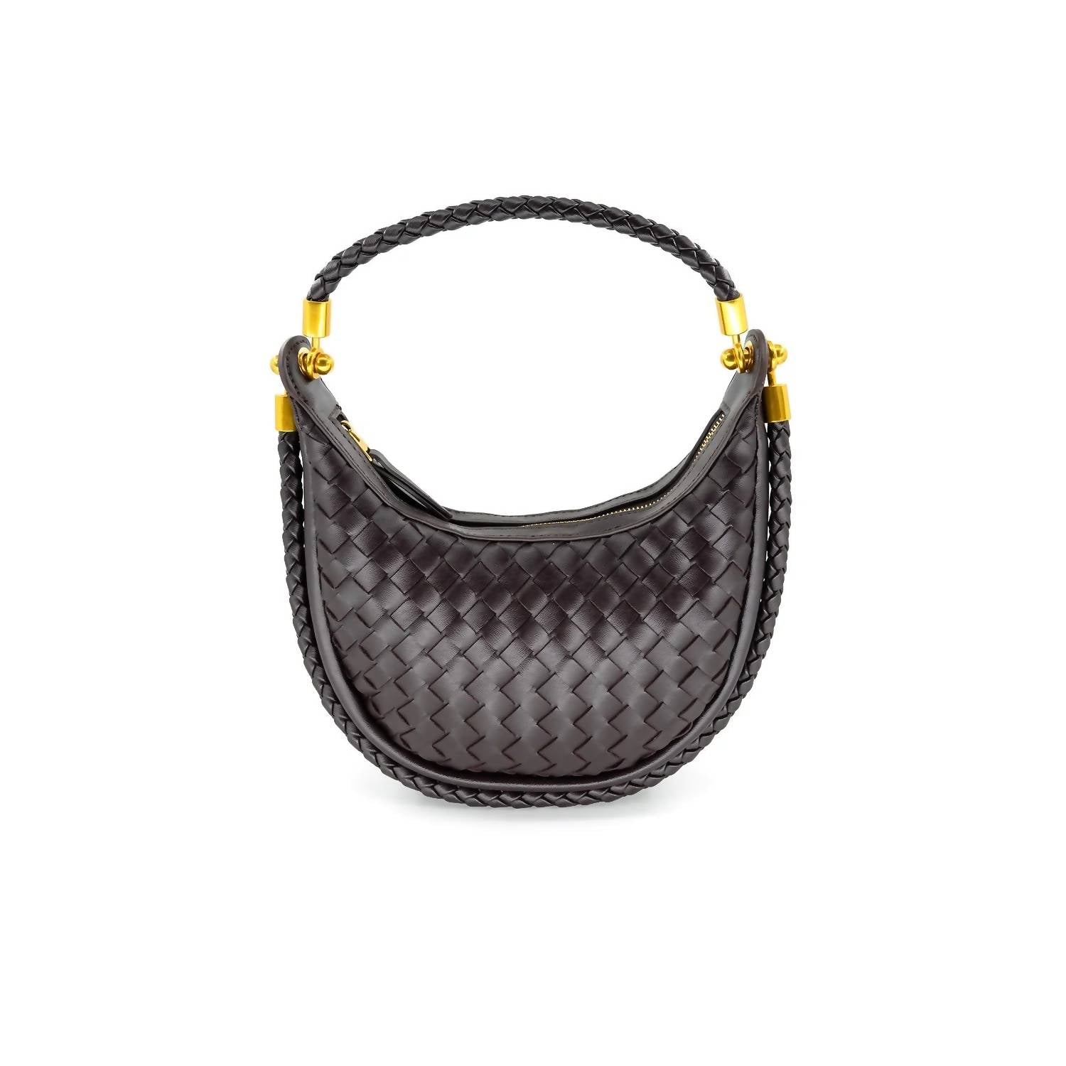 Bc Handbags - Women's Mini Woven Hobo Bag