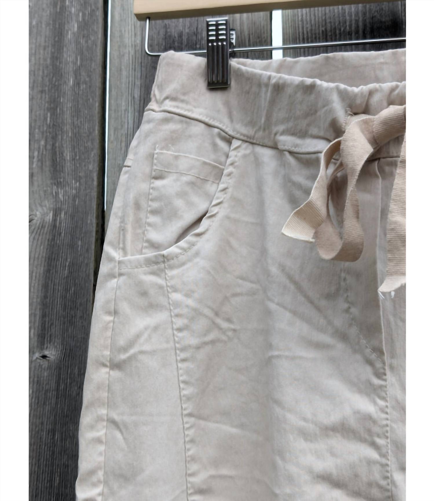 Made In Italy - Women's Italian Crinkle Joggers