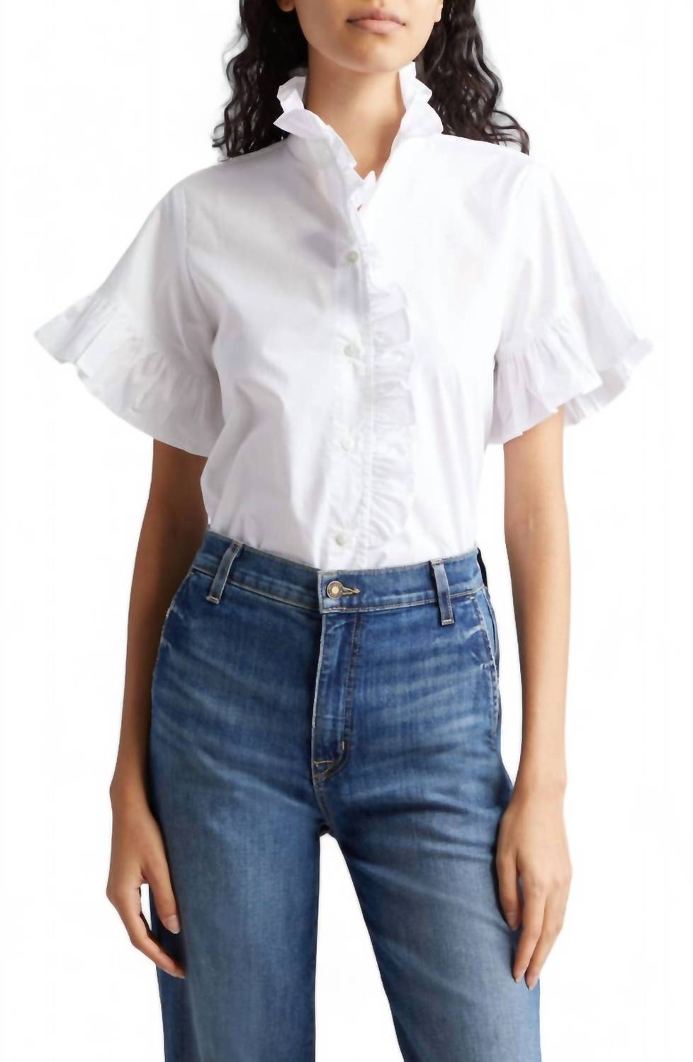 Mille - Vanessa Ruffle Sleeve Top