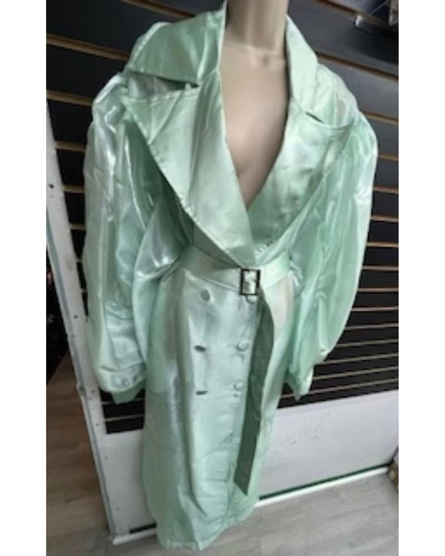 HIGHLIGHT Women's Elysian Sheer Duster in mint - women's jacket
