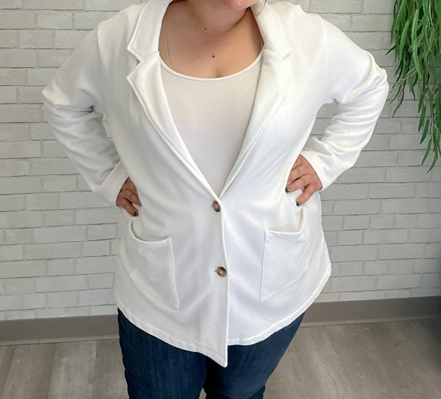 Mododoc - French Terry Blazer -plus