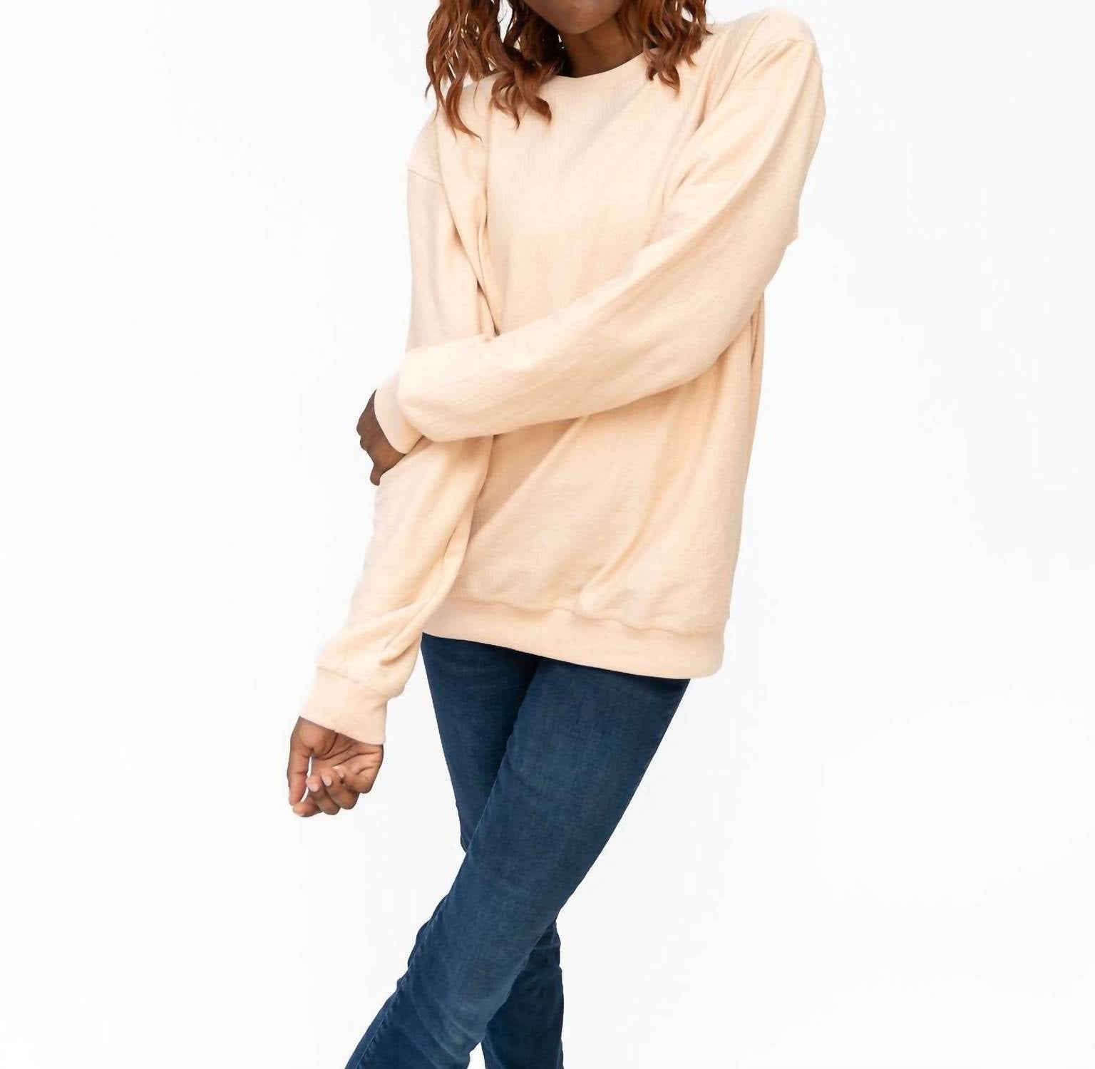 Laree + Co. - Women's Corded Sweatshirt