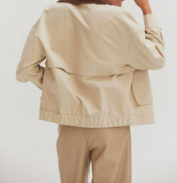 Crescent - Alexis Contrast Collar Canvas Barn Jacket