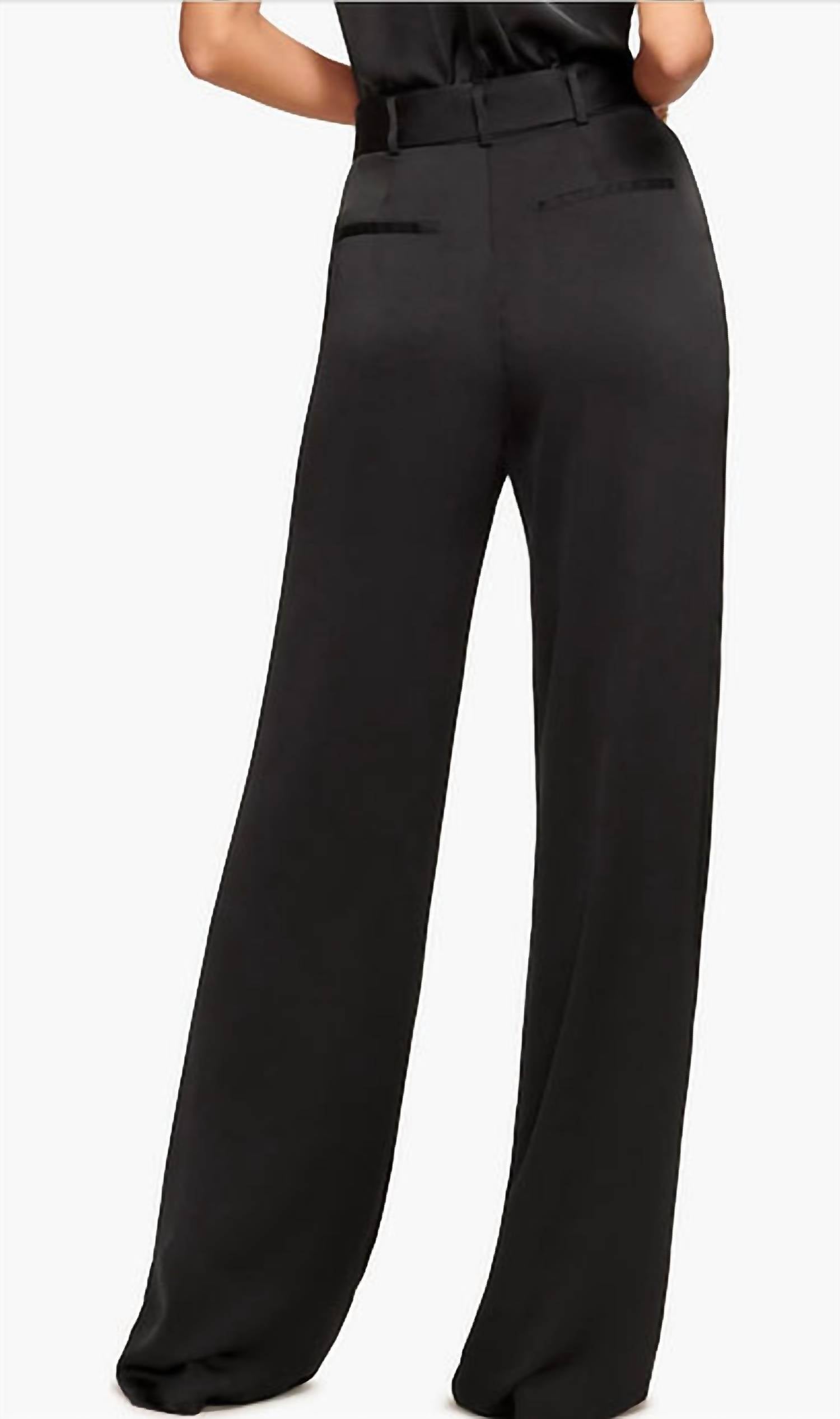 Ramy Brook - Amaya Belted Satin Pants