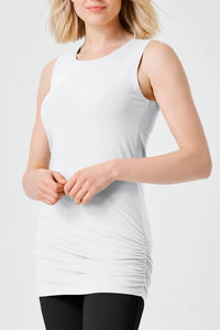 Planet By Lauren G. - Rouched Tank Top