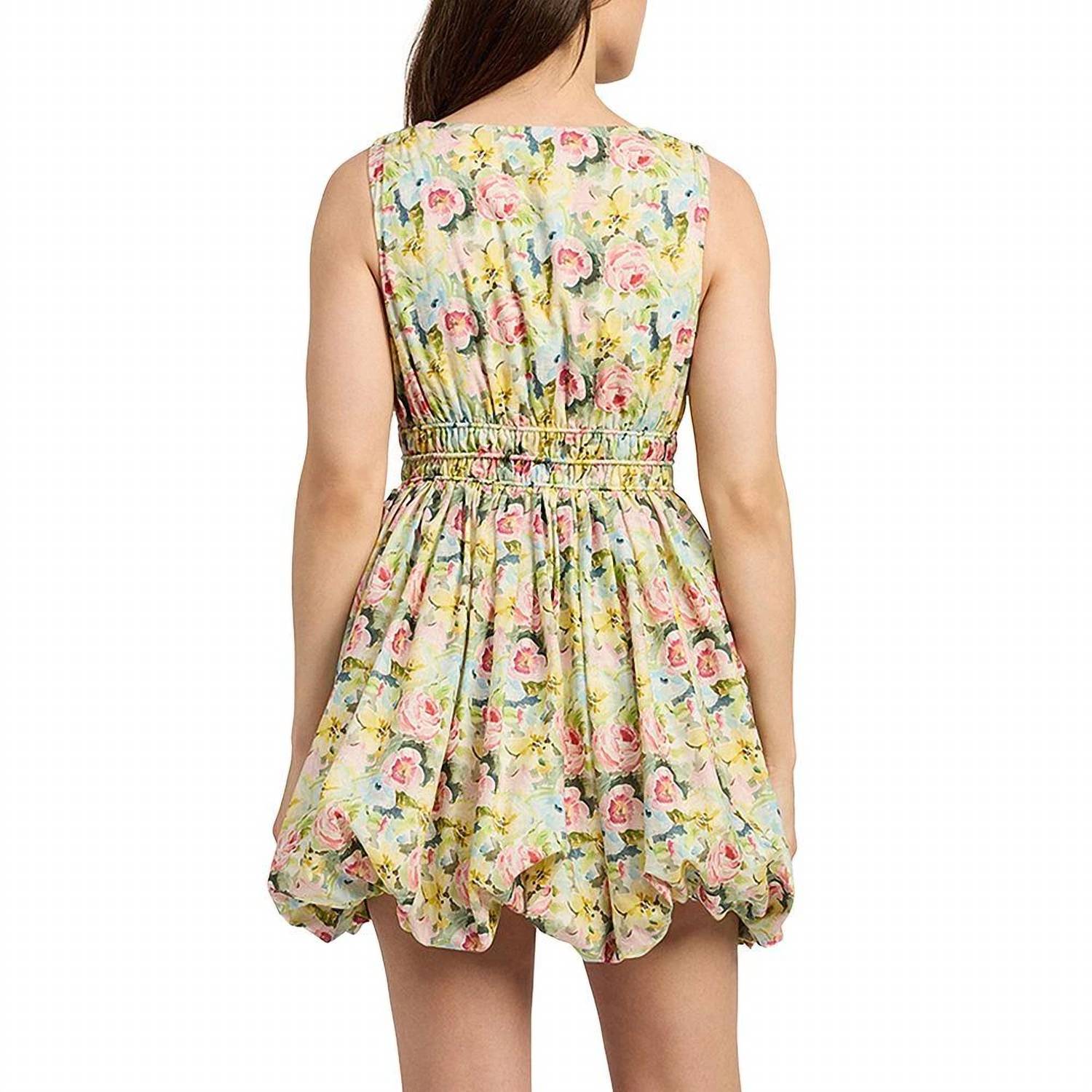 En Saison - Sleeveless Bubble Hem Mini Dress
