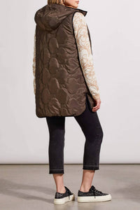 Tribal - Reversible Hooded Puffer Vest