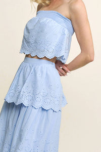 Hersy - Women's Bluebell Eyelet Set