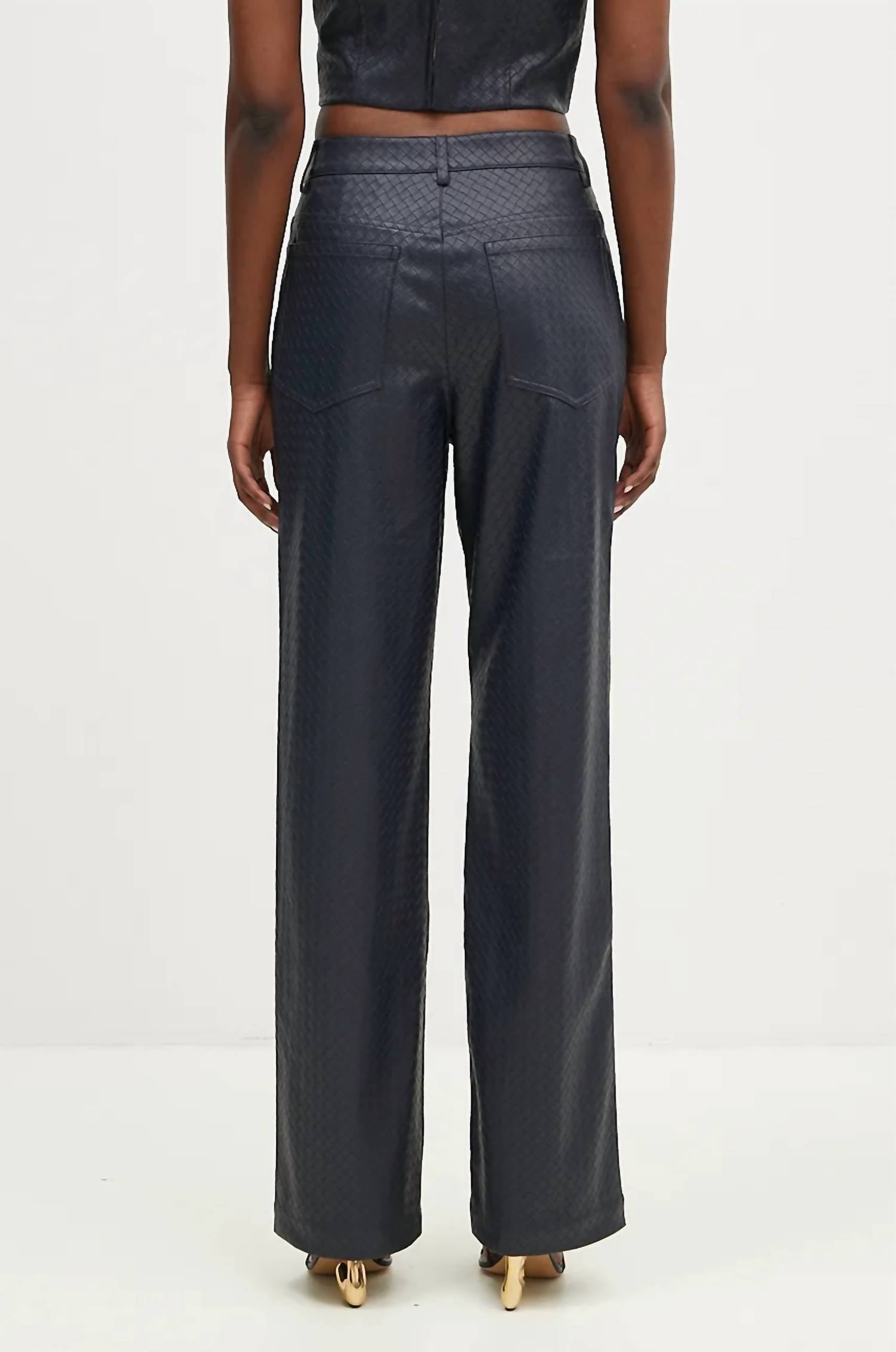 Rotate - Rotie Faux Leather Pants