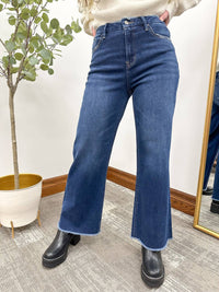 Mica Denim - Super High Wide Leg Jeans
