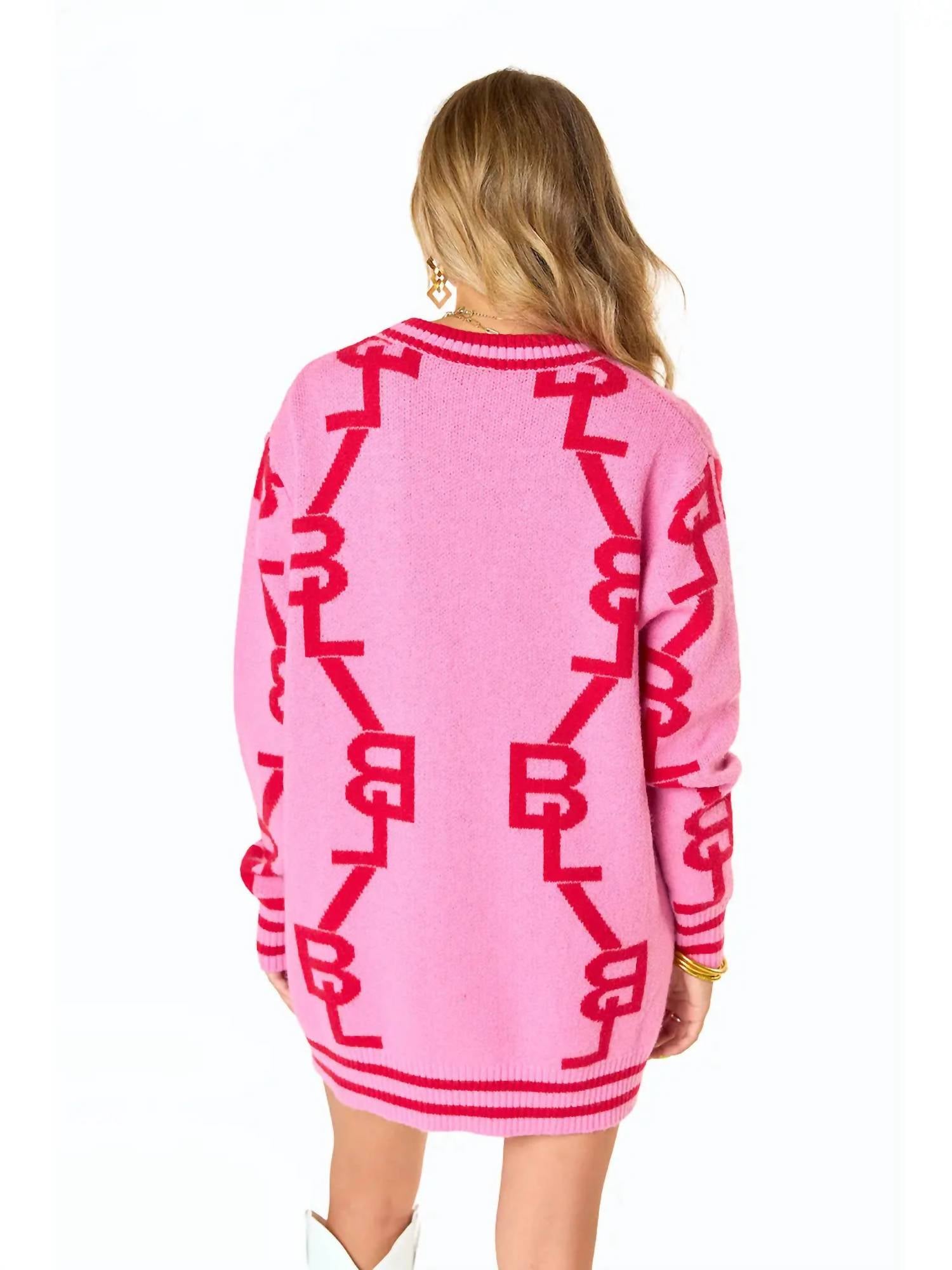 Buddylove - Varsity Lovey Knit Cardigan