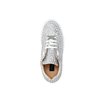 Philipp Plein - Women's Leather Lo-top Full Stones Sneakers