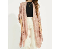 Gentle Fawn Galaxy Lightweight Cardigan in rose - women's cardigan