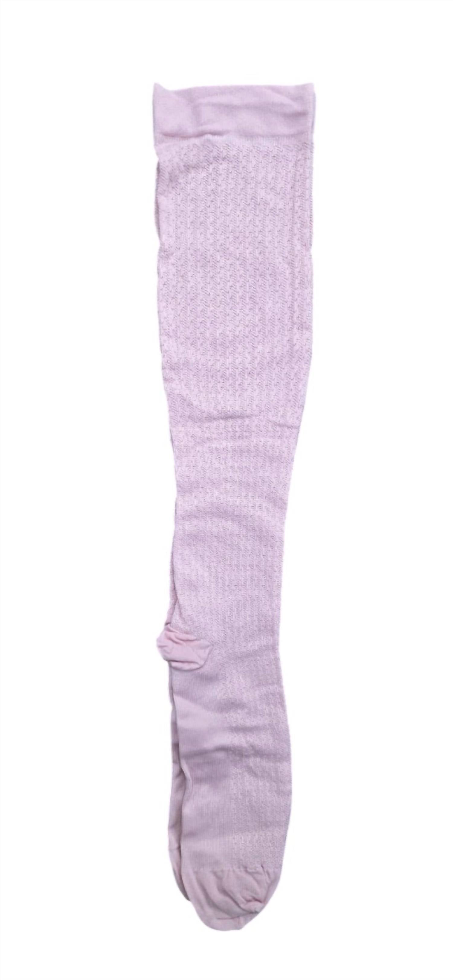 Preggers by Therafirm Women's Maternity Support Trouser Socks in boho pink - women's accessory