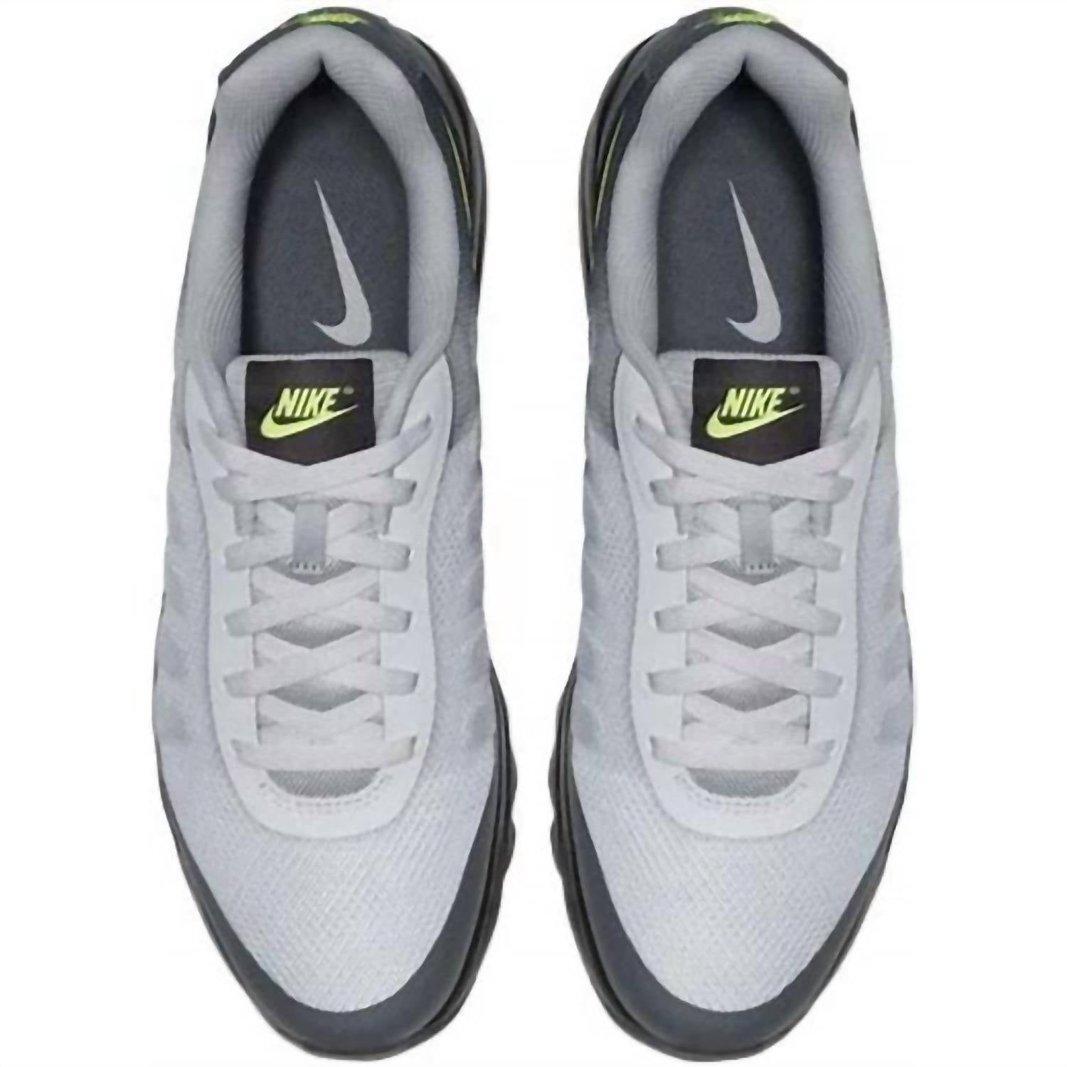 NIKE Men's Air Max Invigor Sneakers in blk gry volt - men's sneaker - view 4