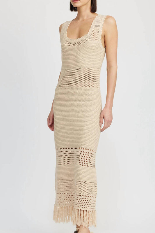 En Saison - Ruby Crochet Midi Dress