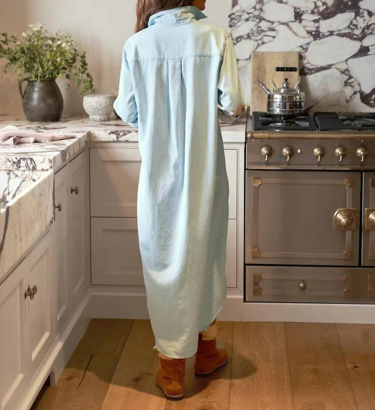 Frank & Eileen - Button Up Maxi Shirtdress