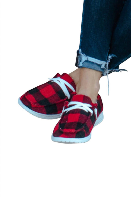 Gypsy Jazz - Women's Plaid Riley Sneakers