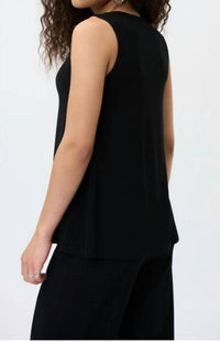 Joseph Ribkoff - Sleeveless Top with Cut-Out Neckline Detail