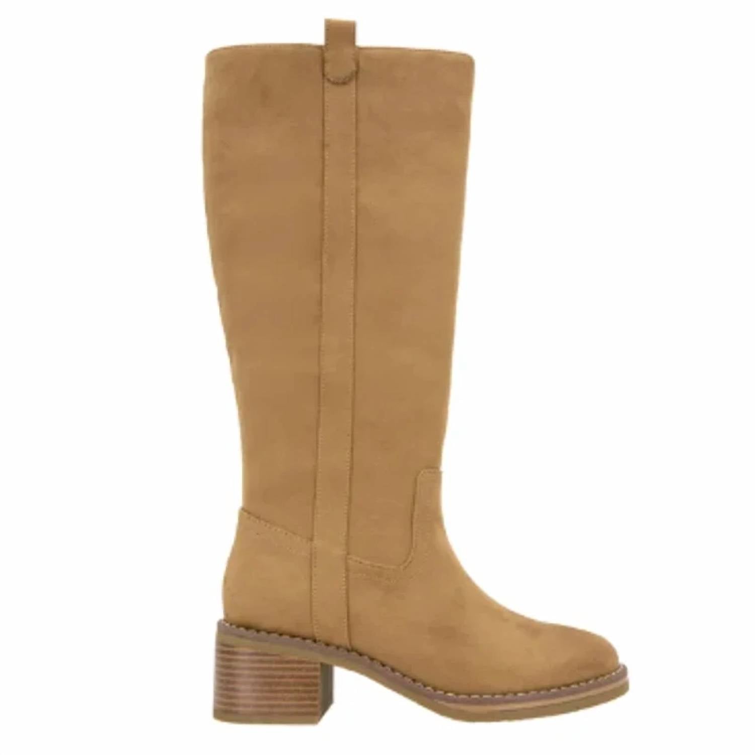 Kensie - Women's Naya Knee High Zip Up Boots
