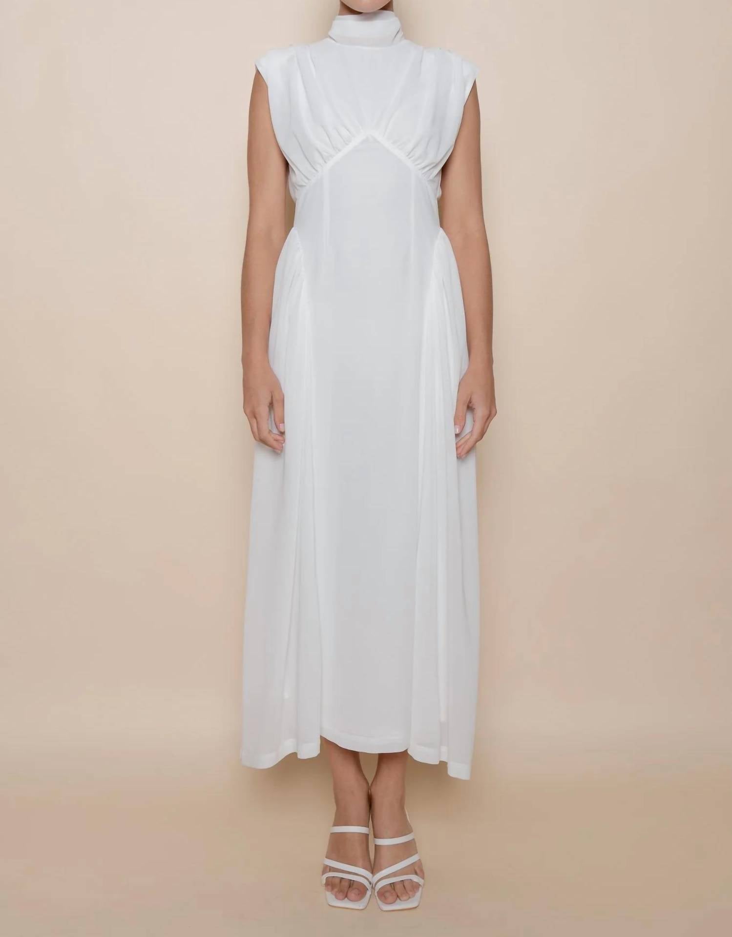 Fore - Sasha Mock Neck Midi Dress