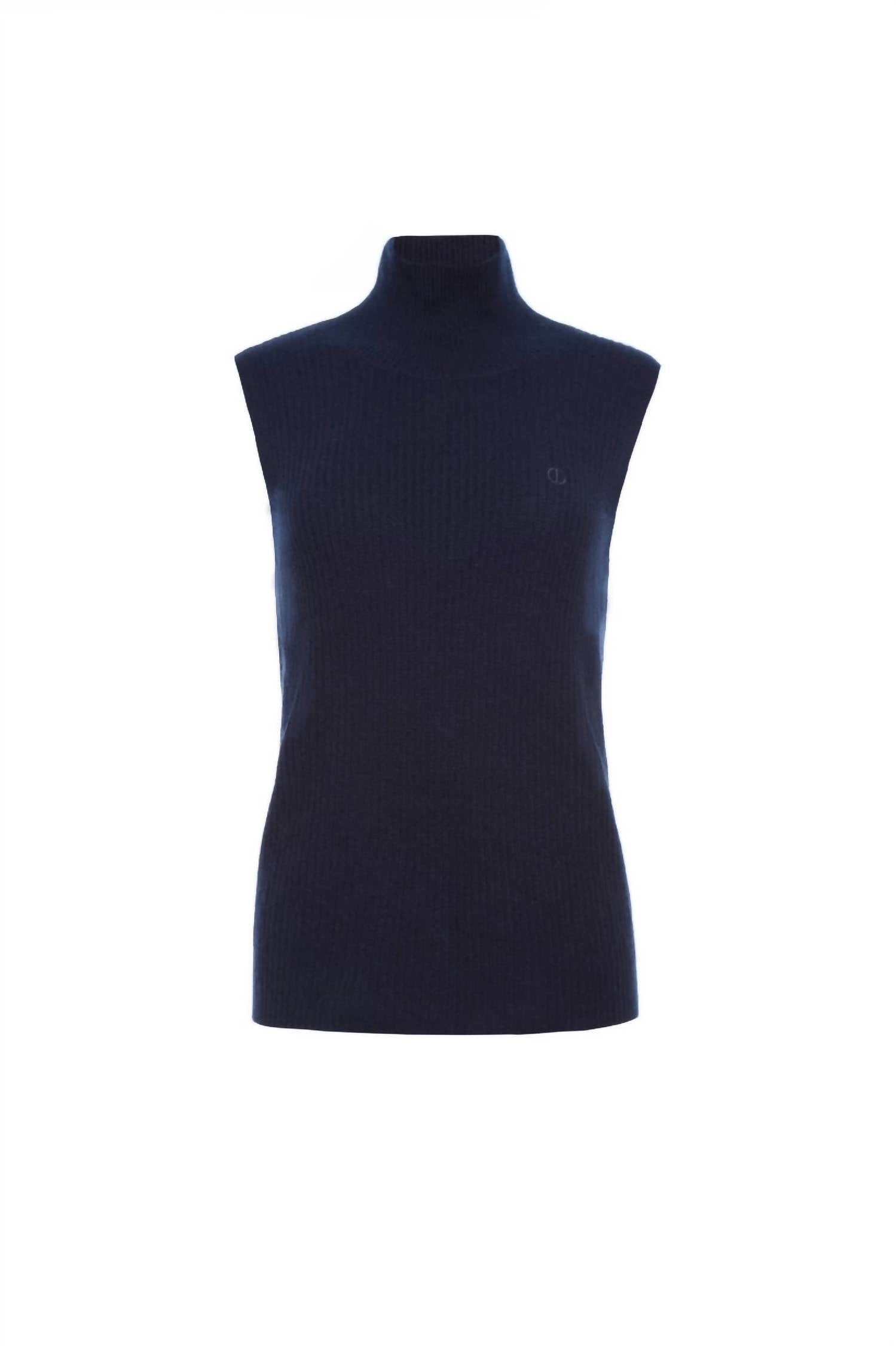 In/One - Nola Cashmere Sleeveless Turtleneck